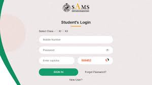 SAMs Odisha student login
