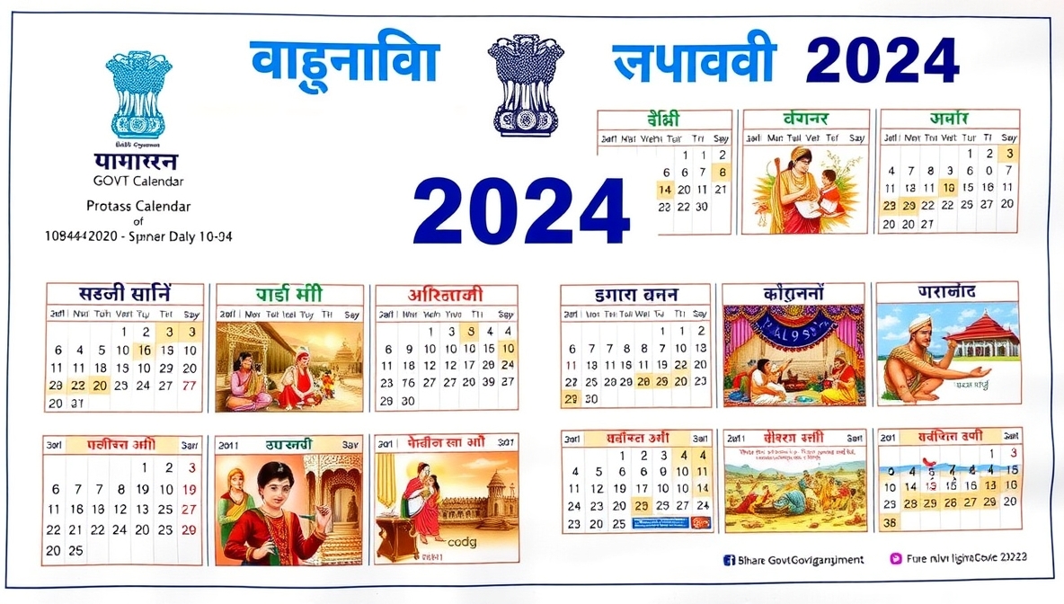 Bihar Govt Calendar 2024